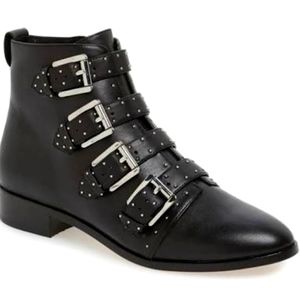 Rebecca Minkoff Maddox Studded Black Booties size 10